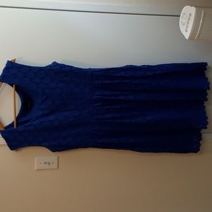 RN Studio Royal Blue Lace Dress Size 14